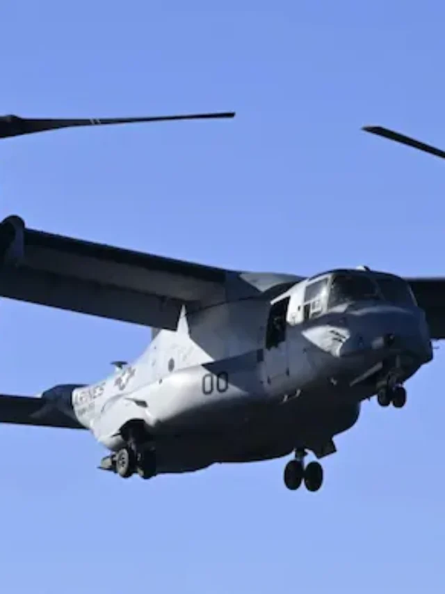 US Military aircraft Bell Boeing V-22 Osprey crashes off Yakushima island Japan