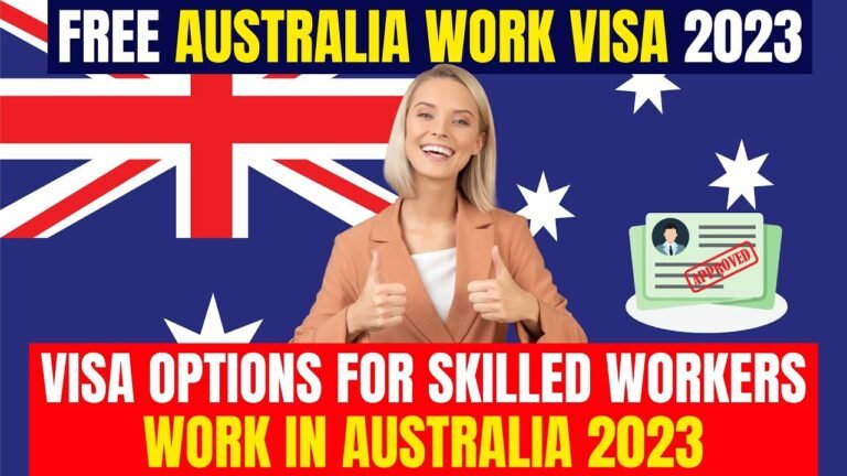 Australia Skilled Free Visa 2023